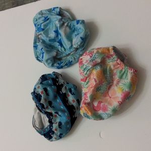 Reusable swim diaper bundle